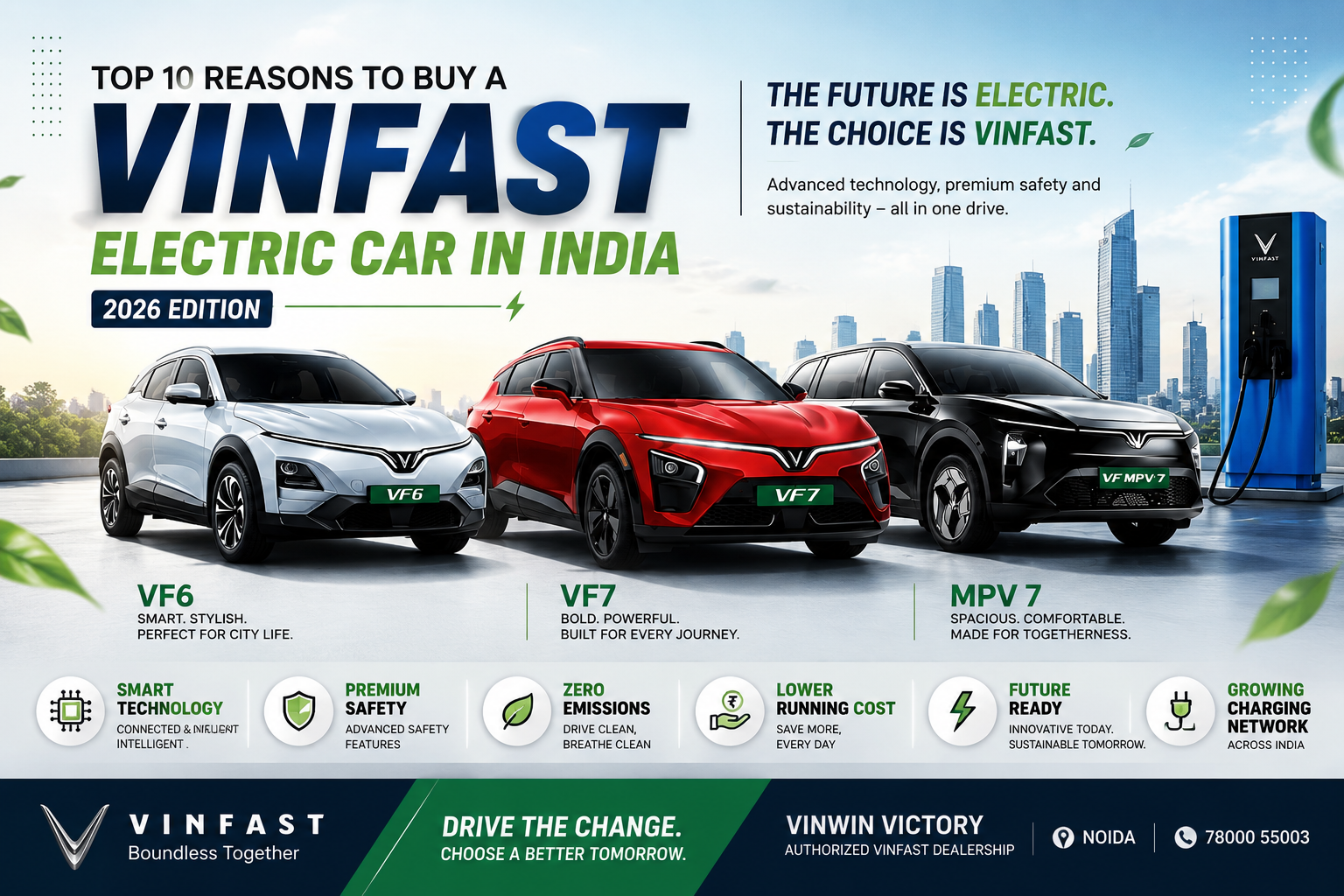 Top 10 Reasons to Buy a VinFast Electric Car in India